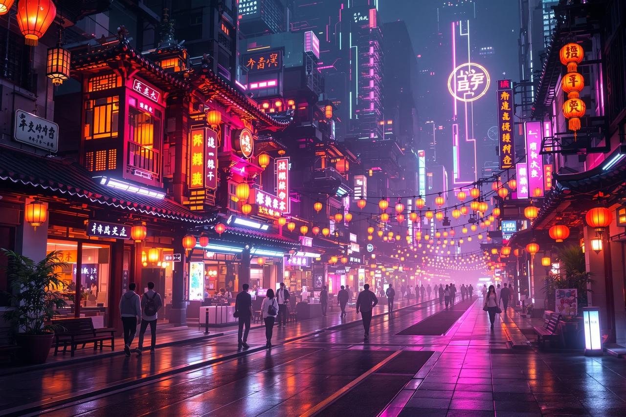 天空影院-赛博朋克美学：当东方遇见未来